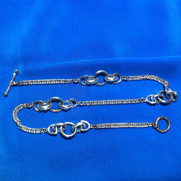 Silvertone Equestrian Horse Bit 18” Choker Style Necklace - Picture 6 of 9